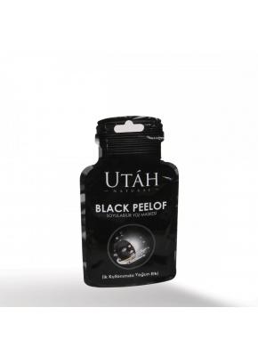 UTAH Black Peel Of Soyulabilir Yüz Maskesi Şaset 15 ml Tek Kullanımlık